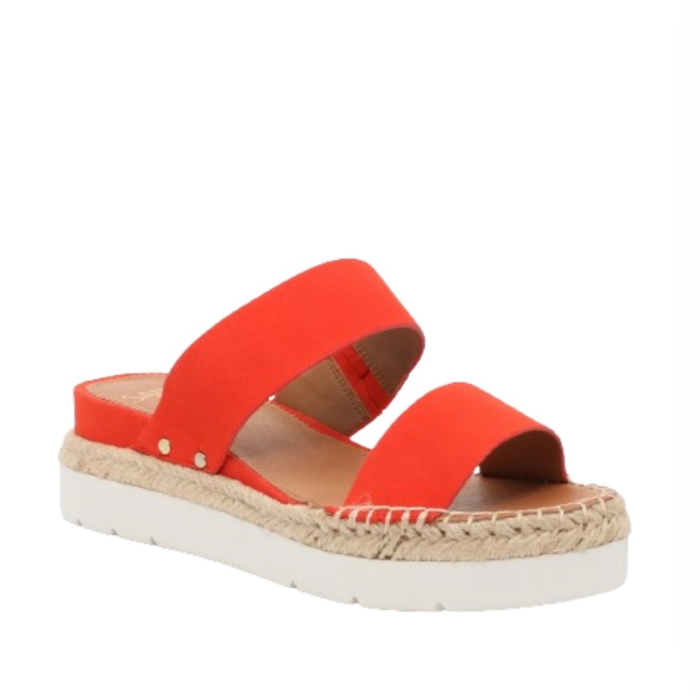 SARTO By Franco Sarto Red Espadrille Sandals